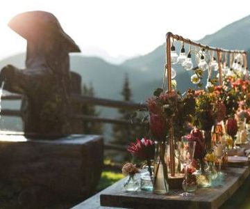 Hochzeitsdekoration - Inspiration: Trachtenhochzeit auf der Alm