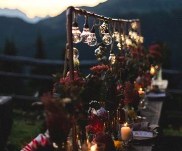 Hochzeitsdekoration - Inspiration: Trachtenhochzeit auf der Alm